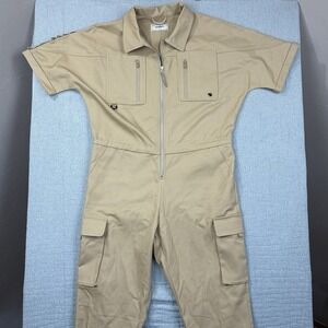Wondery Outdoors Juniper Camp Jumpsuit in‎ Sand Size Large Canvas Outdoor